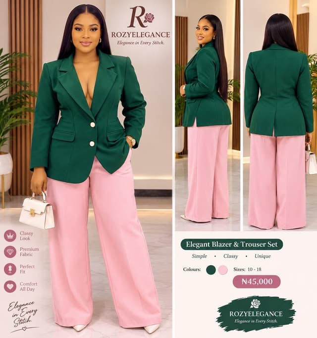 Two piece suit