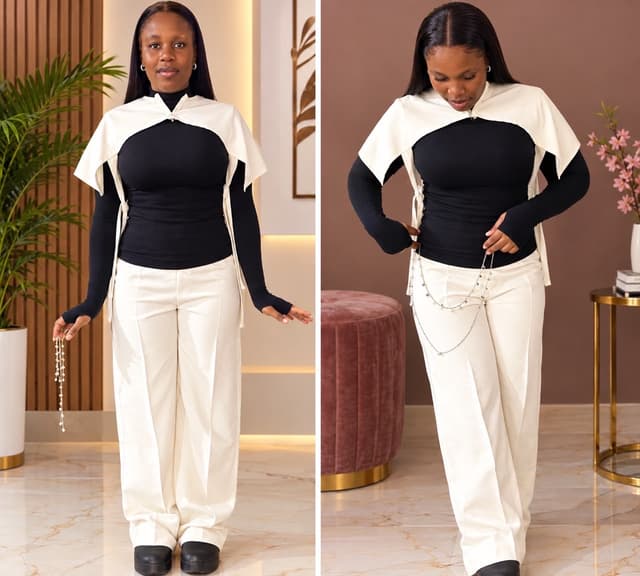 Cape and trouser